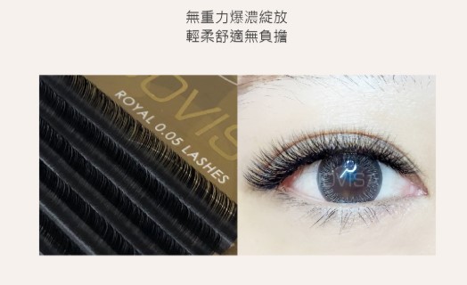 台灣 JOVISA 邑軒 皇家0.05系列睫毛 D 0.05 捲度 10M 長度