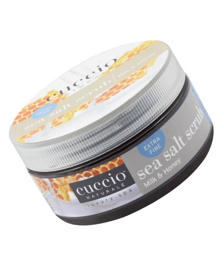 Cuccio C3131 手牛奶蜂蜜海鹽磨砂(幼砂)  237g / 8oz (開封後36個月)