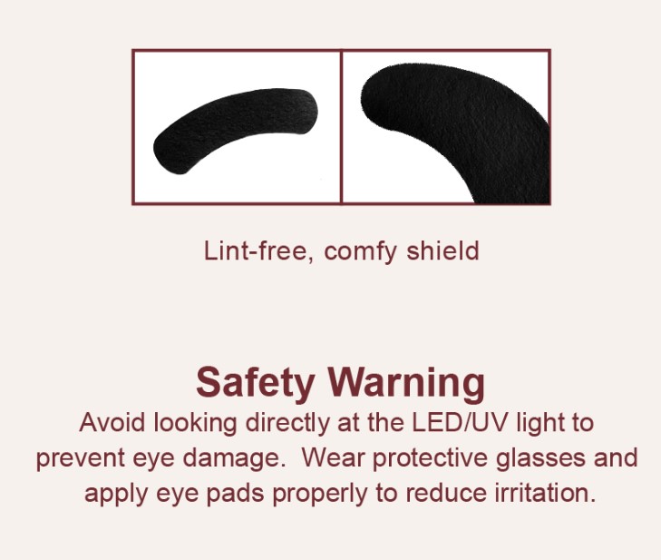 JOVISA LED UV Protect Eye Patch (Upper) 1 Pairs X 50PCS/BOX